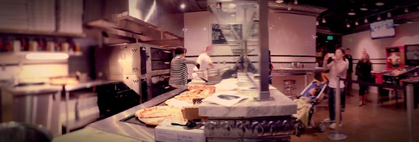 From the register - a view of where the magic happens.